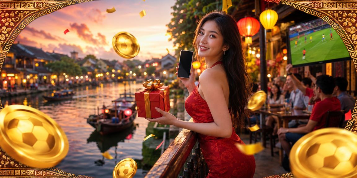 Người chơi nhận hỗ trợ trực tuyến qua điện thoại tại quán cà phê Hội An yên tĩnh